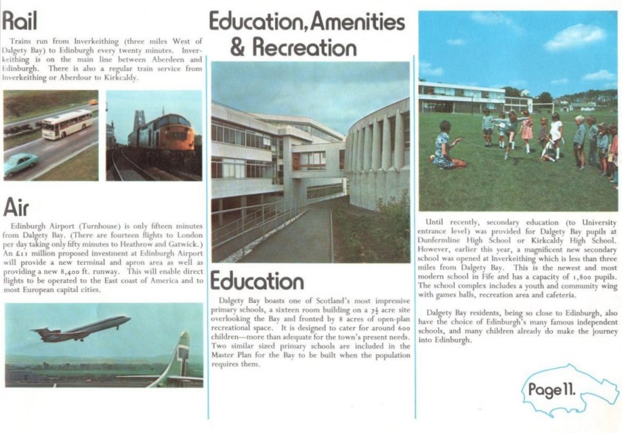Welcome to Dalgety Bay, about 1973