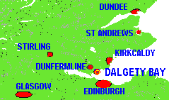 Location of Dalgety Bay